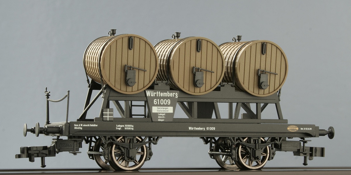 HO 1:87 Brawa From 2090 Freight Car Latrine Car Württemberg N° 61012